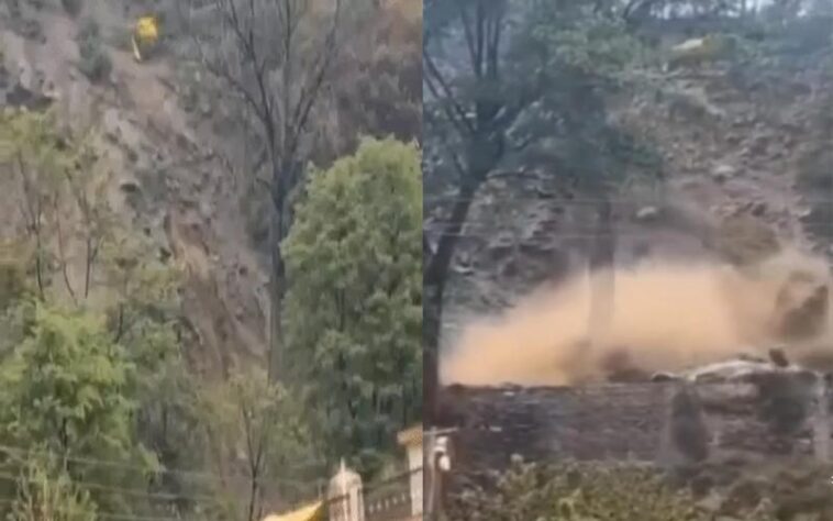 Landslide In Himachal: पहाड़ी दरकने से बुरी तरह सहमें लोग! प्रशासन ने खाली करवाए पांच घर, दूसरी जगह किए शिफ्ट