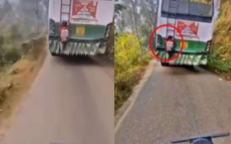 HP News: स्कूल पहुंचने की जिद में बस पर लटककर सफर! स्कूली बच्चे का वीडियो वायरल, खौफनाक मंजर देख कर हर कोई हैरान