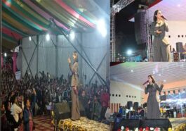 Holi Celebration: राष्ट्र स्तरीय होली उत्सव की तीसरी सांस्कृतिक संध्या में पंजाबी गायक सुनंदा शर्मा के गानों से बंधा समां