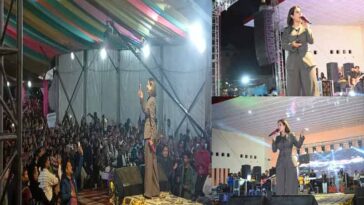 Holi Celebration: राष्ट्र स्तरीय होली उत्सव की तीसरी सांस्कृतिक संध्या में पंजाबी गायक सुनंदा शर्मा के गानों से बंधा समां