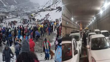 Snowfall In Himachal: शिमला से लाहौल तक बर्फबारी! सड़कें बंद, अटल टनल में पूरी रात फंसे हजारों टूरिस्ट