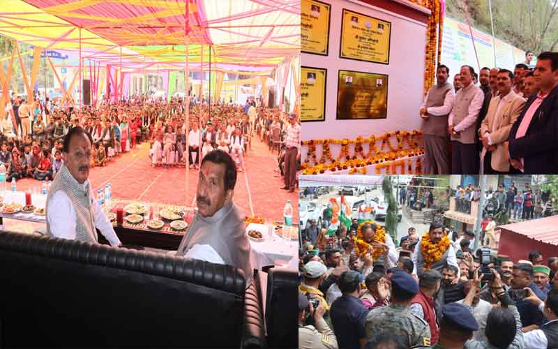 sirmour News: उपमुख्यमंत्री ने शिलाई क्षेत्र में किए करोड़ों की योजनाओं के शिलान्यास और लोकार्पण! चाल्दा महासू महाराज मंदिर में नवाया शीश