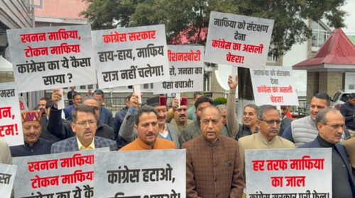 HP Budget Session : बजट सेशन के दूसरे दिन हंगामा! विपक्ष ने किया प्रदर्शन, शिलाई अवैध पेड़ कटान मामले में घेरी सरकार