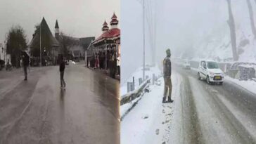 HP Weather Update: हिमाचल में बदला मौसम! बारिश-बर्फबारी का दौर शुरू, गर्म कपड़ों में दिखे लोग