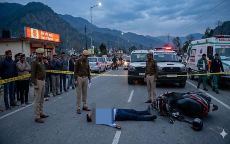 Paonta Sahib: सड़क पार कर रहे बैंक कर्मचारी को तेज रफ्तार स्कूटी ने रौंदा! मौके पर गई जान, ड्यूटी पर जाते पेश आया हादसा