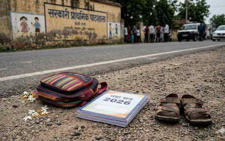 दुखद: स्कूल से एडमिशन करवाकर लौट रहे मासूम को कार ने कुचला! दर्दनाक मौ**त, घर में पसरा मातम