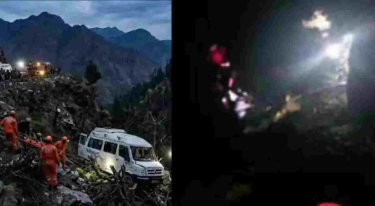 बंजार (कुल्लू) जलोड़ी दर्रे के पास दर्दनाक हादसा: पर्यटकों से भरी ट्रैवलर खाई में गिरी, 3 की मौ**त