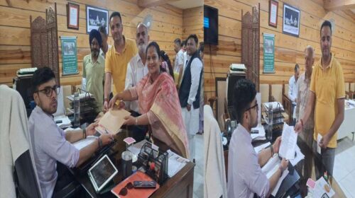 पांवटा साहिब: वार्ड 8 से डॉ. रोहताश नागिया ने भरा नामांकन, फिर से आज़मा रहे किस्मत