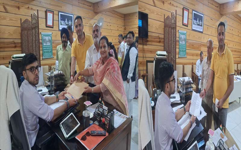 पांवटा साहिब: वार्ड 8 से डॉ. रोहताश नागिया ने भरा नामांकन, फिर से आज़मा रहे किस्मत पांवटा साहिब: वार्ड 8 से डॉ. रोहताश नागिया ने भरा नामांकन, फिर से आज़मा रहे किस्मत