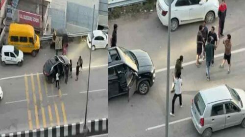 हाईवे पर हाई वोल्टेज ड्रामा: हरियाणा के सैलानियों ने किया हंगामा! सरेआम धक्का-मुक्की और गाली-गलौज, पुलिस ने काटा चालान