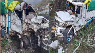 हिमाचल में बड़ा हादसा: सड़क से लुढ़क कर खाई में गिरी पिकअप! दो युवकों की मौत, तीसरे की हालत गंभीर