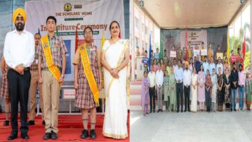 Paonta Sahib: द स्कॉलर्स होम स्कूल में लीडरशिप का उदय! अदम्य सैनी हेड बॉय और सिमरनप्रीत कौर बनीं हेड गर्ल