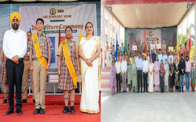 Paonta Sahib: द स्कॉलर्स होम स्कूल में लीडरशिप का उदय! अदम्य सैनी हेड बॉय और सिमरनप्रीत कौर बनीं हेड गर्ल