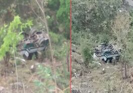 HRTC Bus Accident: बस को बैक कर रहा था चालक! तभी हुआ हादसा, खाई में गिरते ही उड़े परखच्चे