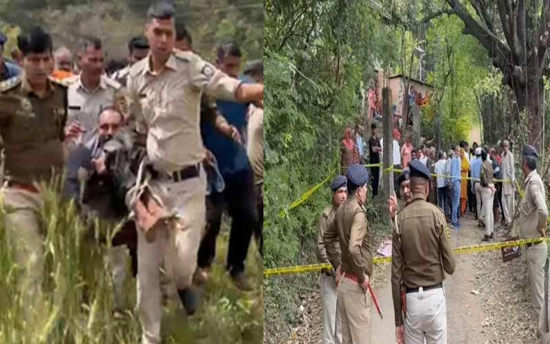 पकड़ा गया 19 साल की छात्रा का म**र्डर करने वाला हत्यारा: पुलिस-ग्रामीणों ने जंगल से दबोचा! कॉलेज जाते वक्त किया था हमला