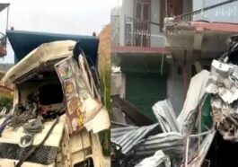 Accident In Himachal: हिमाचल में बेकाबू डंपर ने भवन और गाड़ी को मारी टक्कर! 26 साल के चालक ने गवाई जान