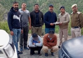 Sirmaur News: 10.54 ग्राम चिट्टा बरामद, नौहराधार-राजगढ़ रोड पर 2 तस्कर गिरफ्तार