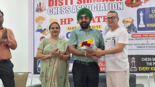 पांवटा साहिब: हिमाचल स्टेट शतरंज चैम्पियनशिप 2026 का आगाज, नन्हे खिलाड़ियों ने दिखाया दम
