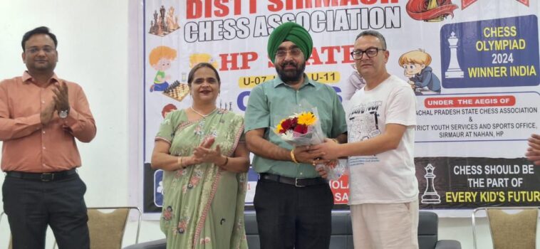 पांवटा साहिब: हिमाचल स्टेट शतरंज चैम्पियनशिप 2026 का आगाज, नन्हे खिलाड़ियों ने दिखाया दम