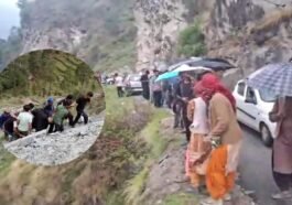 हिमाचल ब्रेकिंग: रामपुर में दर्दनाक हादसा, गहरी खाई में गिरी पिकअप… मां-बेटे समेत 6 लोगों की मौ**त