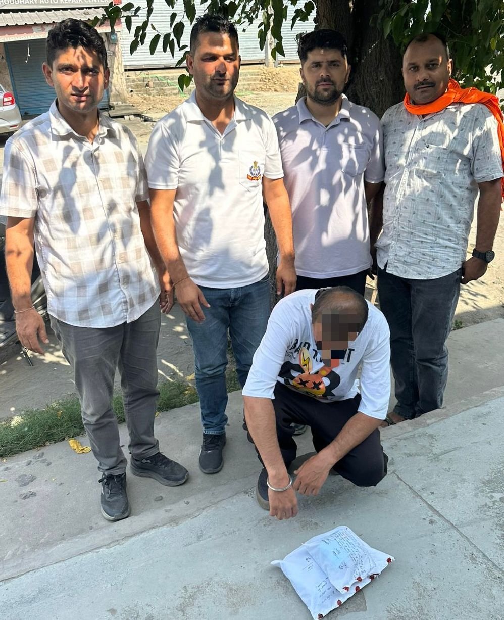 पांवटा साहिब में नशा तस्करी पर बड़ी कार्रवाई: युवक से 7.62 ग्राम हेरोइन बरामद
