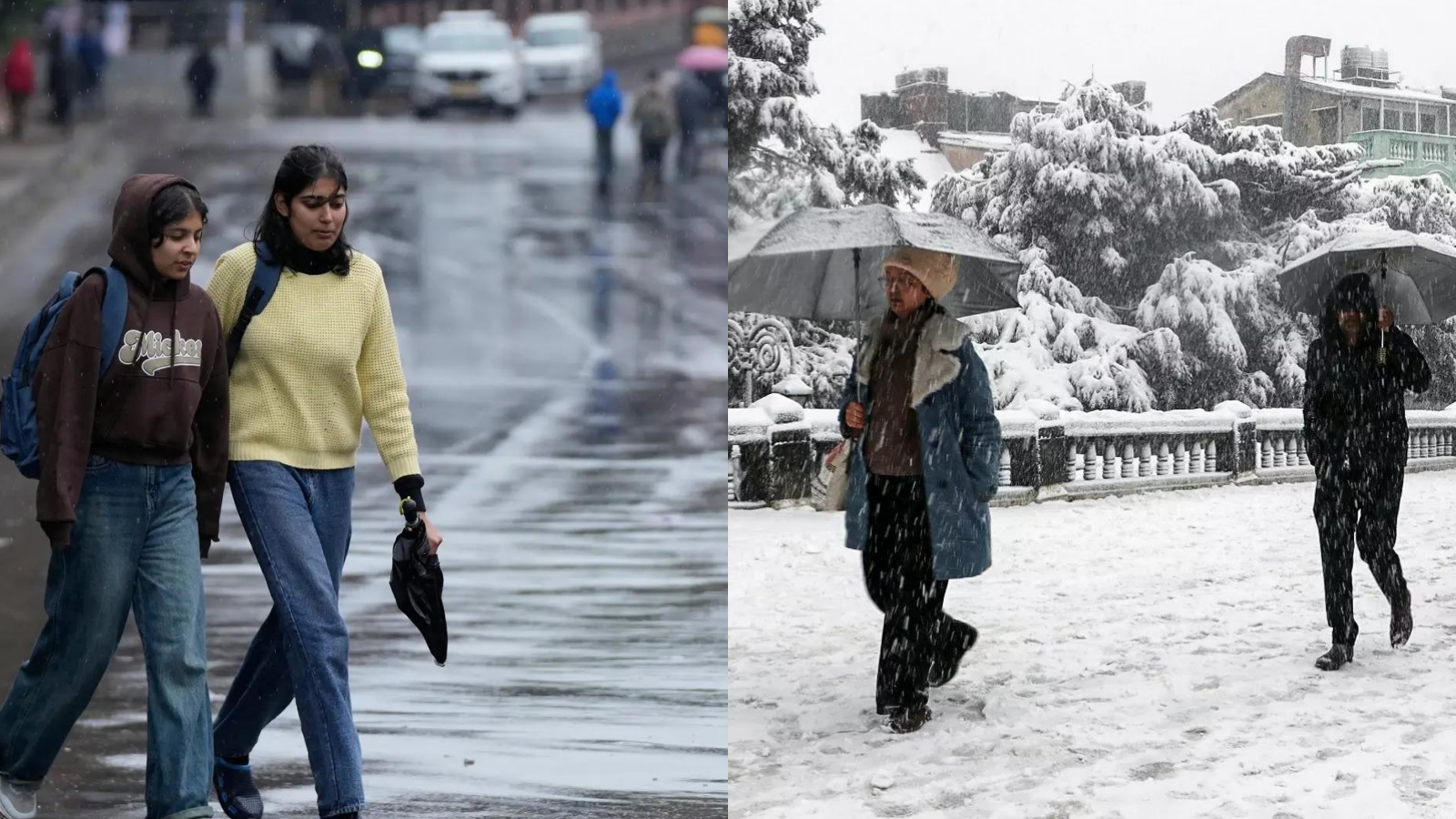 Weather Update: ऊंचे पहाड़ी क्षेत्रों में बर्फबारी, कई जिलों में बारिश और तेज हवाओं का अलर्ट….