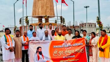 गुरु रविदास जयंती: काशी पहुंची हिमाचल भाजपा की विशेष टोली, कलश वंदन यात्रा से पूरे प्रदेश तक जाएगा समरसता का संदेश