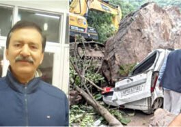 हिमाचल के कांग्रेसी नेता की कार पर गिरी पहाड़ से चट्टान, मौके पर मौ##त: पत्नी और बेटा गंभीर….