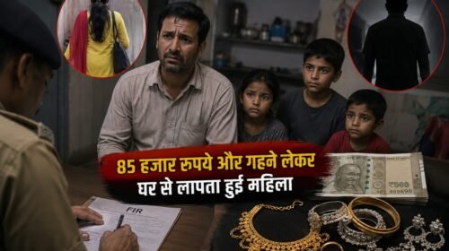 Himachal News: 85 हजार रुपये और गहने लेकर घर से गायब हुई तीन बच्चों की मां, पति ने युवक पर लगाए गंभीर आरोप Himachal News: 85 हजार रुपये और गहने लेकर घर से गायब हुई तीन बच्चों की मां, पति ने युवक पर लगाए गंभीर आरोप