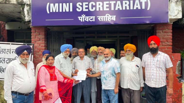 पांवटा में सड़कों से बिजली बिल तक किसान परेशान, यूनियन ने CM को भेजा मांग पत्र
