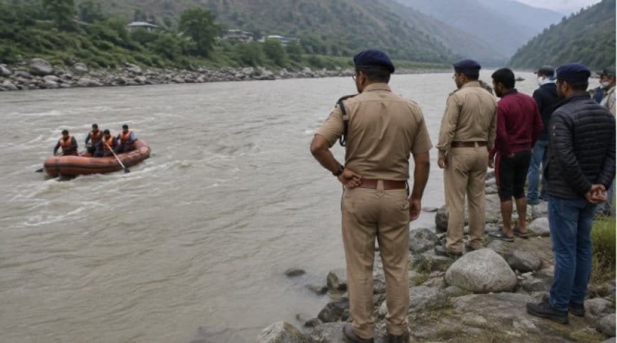 चंबा में रावी नदी के किनारे सनसनीखेज मामला! छह साल के बच्चे को नदी में फेंकने का आरोप: तलाश जारी
