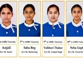 सिरमौर की उपलब्धि! नाहन की चार नर्सिंग छात्राओं ने AMRU की टॉप-10 मेरिट में बनाई जगह