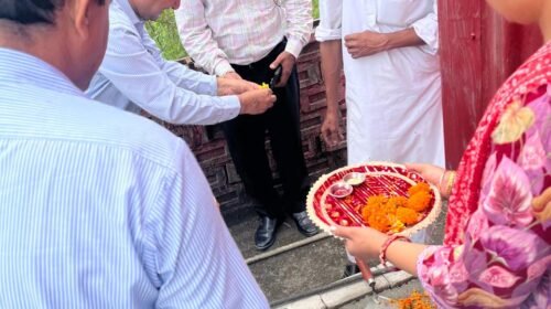 Paonta Sahib: हिल व्यू पब्लिक स्कूल में +1 और +2 के लिए नए भवन का निर्माण शुरू Paonta Sahib: हिल व्यू पब्लिक स्कूल में +1 और +2 के लिए नए भवन का निर्माण शुरू