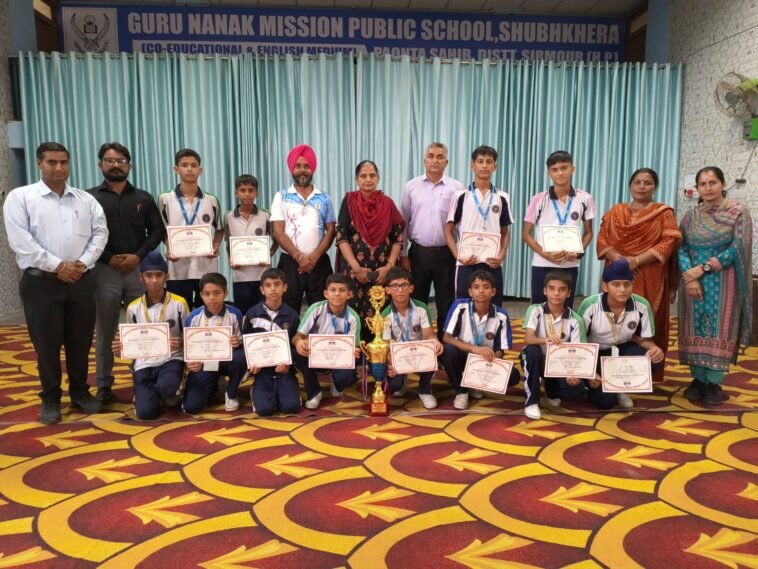 दो साल बाद खिताबी वापसी! गुरु नानक मिशन पब्लिक स्कूल बना जिला बास्केटबॉल चैंपियन