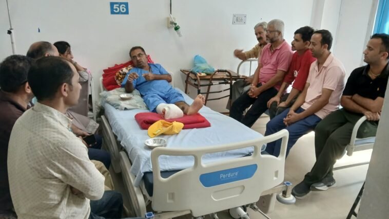 पांवटा साहिब पहुंचे क्रांति ज्वाल के संस्थापक भरत ठाकुर, नाथूराम चौहान की सुरक्षा को लेकर सरकार से उठाई मांग