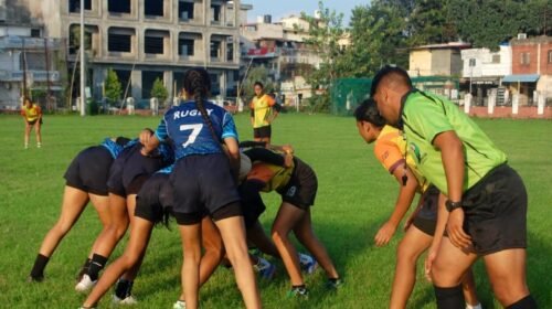 पांवटा साहिब: हिमाचल में पहली बार स्कूली खेलों में शामिल हुआ रग्बी, मानपुर देवड़ा में आज से बालिका प्रतियोगिता पांवटा साहिब: हिमाचल में पहली बार स्कूली खेलों में शामिल हुआ रग्बी, मानपुर देवड़ा में आज से बालिका प्रतियोगिता