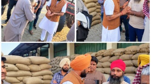 पांवटा साहिब की अनाज मंडी में किसानों की परेशानी जानने पहुंचे गुरदीप सिंह गैरी, प्रशासन के सामने उठाए मुद्दे पांवटा साहिब की अनाज मंडी में किसानों की परेशानी जानने पहुंचे गुरदीप सिंह गैरी, प्रशासन के सामने उठाए मुद्दे