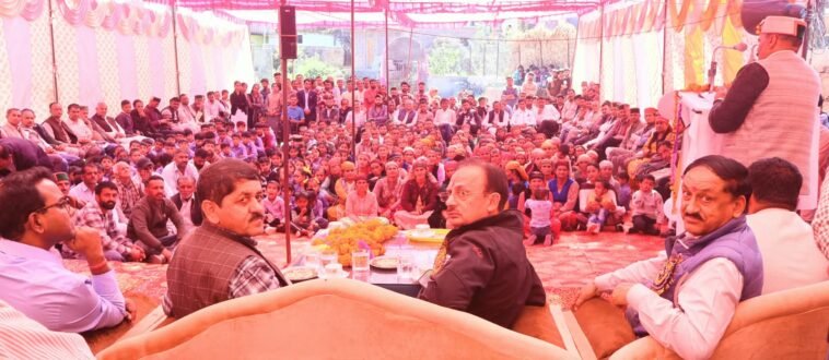 शिलाई में 500 करोड़ के विकास कार्य जारी, शिक्षा-स्वास्थ्य और सड़कों को मजबूत करने पर जोर