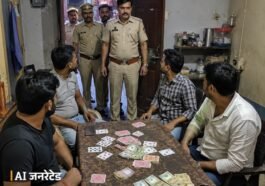 Sirmaur: ददाहू में जुए के अड्डे पर पुलिस की रेड, 1.41 लाख रुपये नकद के साथ 10 गिरफ्तार; मकान मालिक पर भी केस